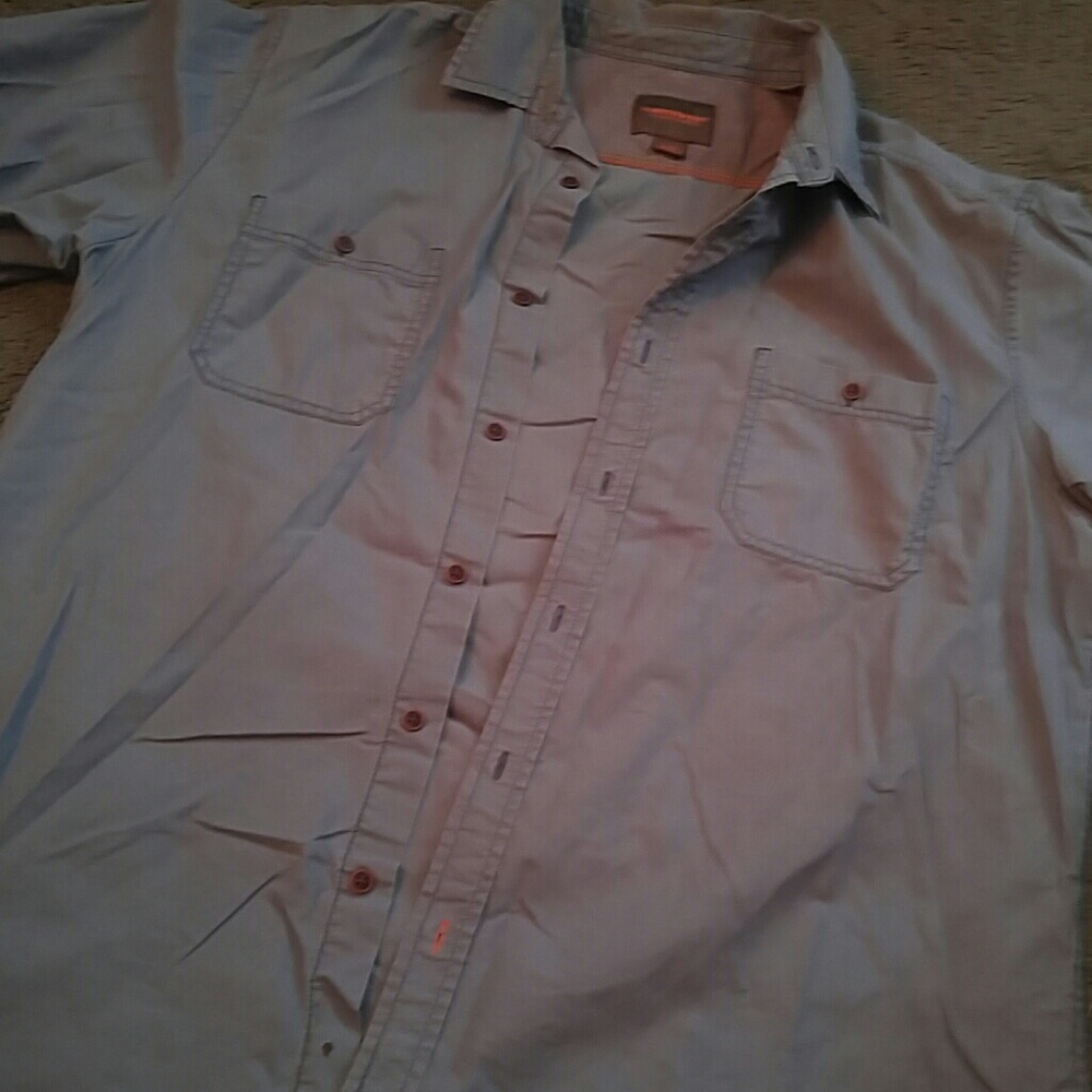 Men's Light Blue Button Down Shirt